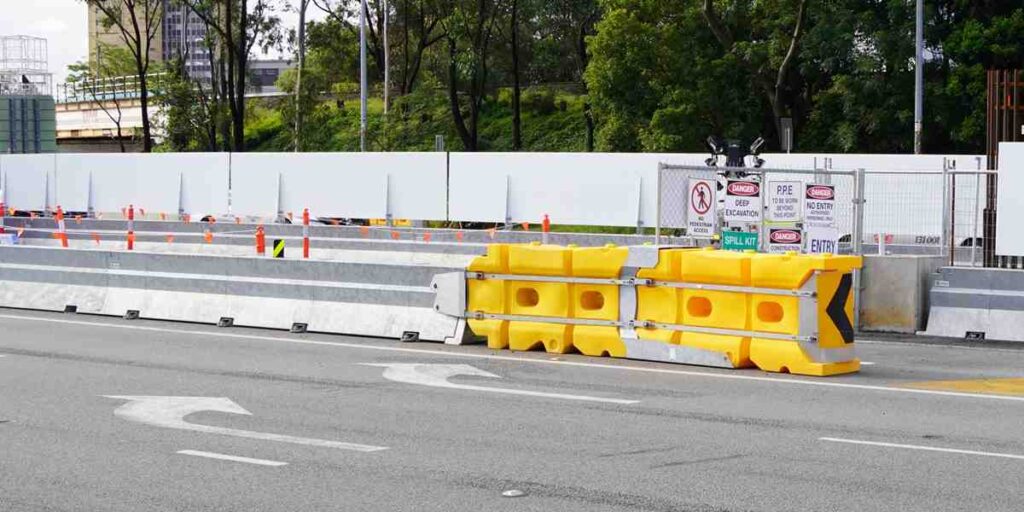 Absorb-M Crash Cushion road safety solutions temporary barriers